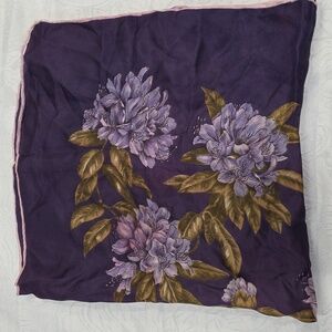 Floral Purple Scarf (FLAWED)